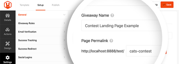 How to create a giveaway landing page