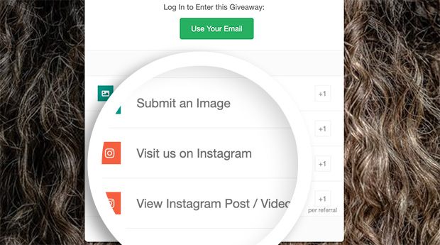 Add user-generated content like submit an image.
