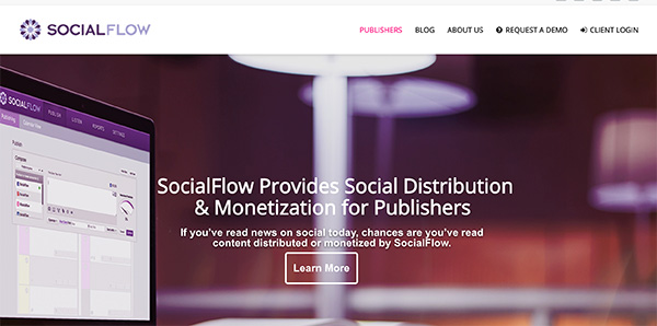 SocialFlow social media distribution and monetization