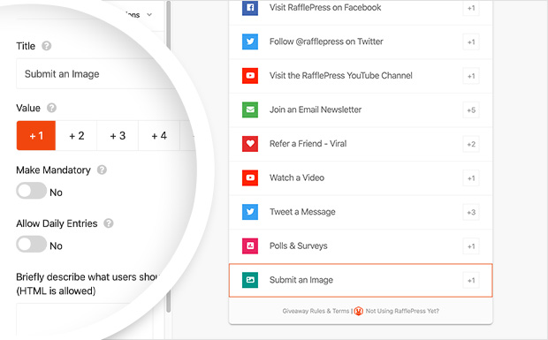 Photo contest using RafflePress's giveaway ideas for businesses