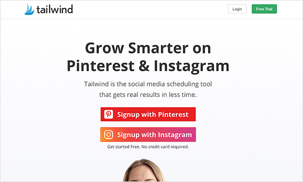 Tailwind Social Media Analytics tool