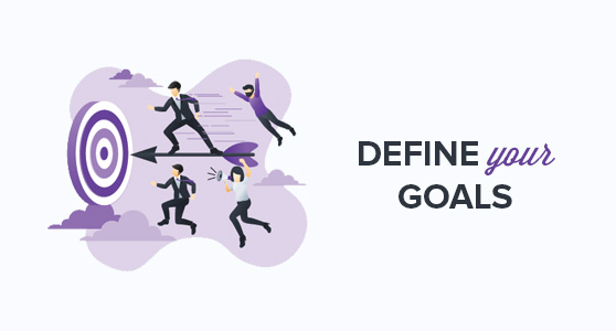 how to develop a content marketing strategy: define your goals