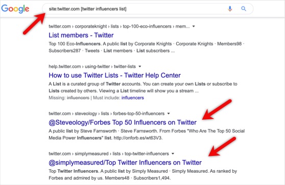 find influencers to follow on Twitter