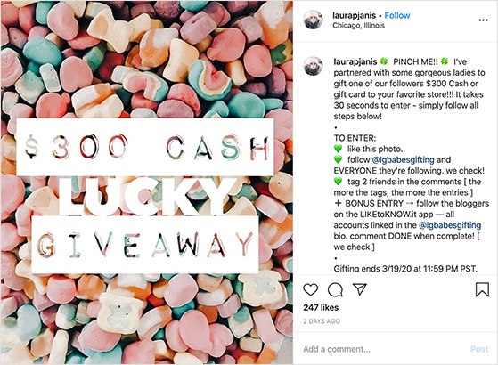 12 Great Instagram Giveaway Examples (Brands + Influencers)