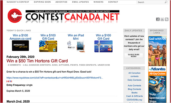 Contest Canada