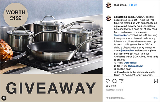 16 Best Instagram Giveaway Ideas (Including Examples)