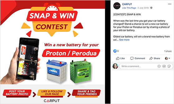 snap a product photo to win