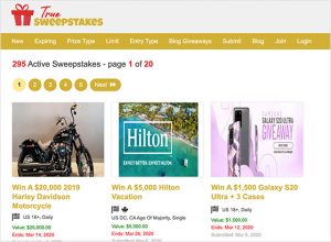 25 Best Online Sweepstakes Websites To Promote Your Contest