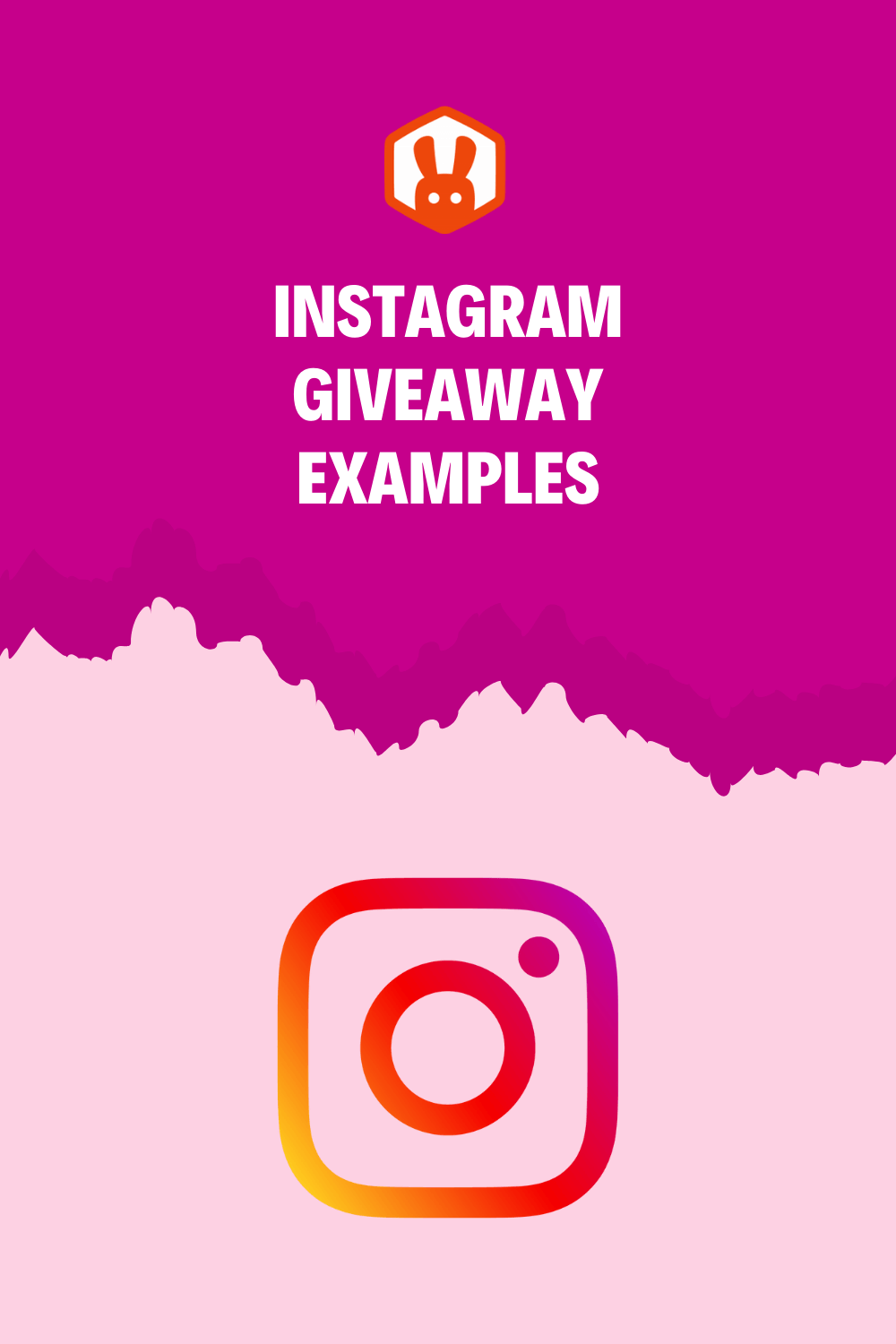 Pink Giveaway Alert Steps Instagram Post Template and Ideas for Design