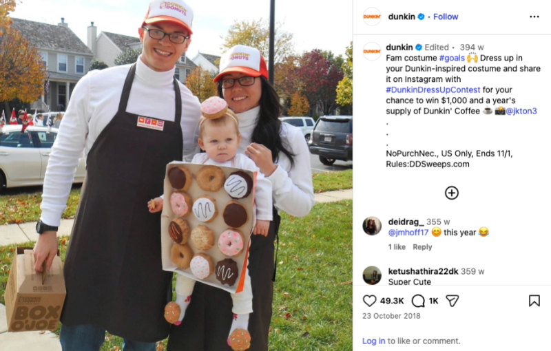 Dunkin' #DunkinDressUpContest