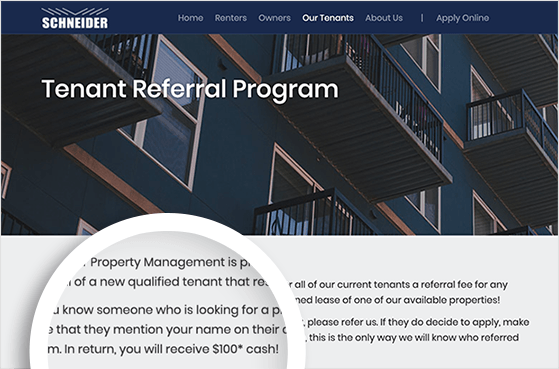 tenant referral program