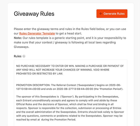 How to Create a Daily Giveaway With Multiple Entries