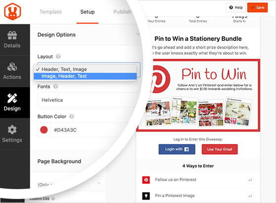 Pinterest Giveaway App. Run Giveaways and Contests on Pinterest