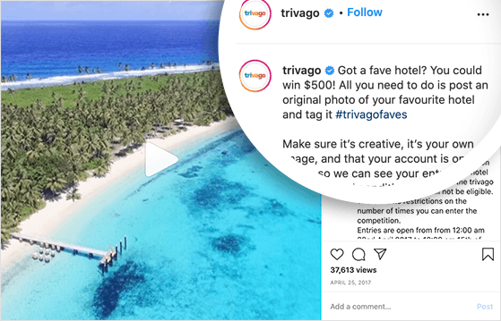 trivago ugc campaign