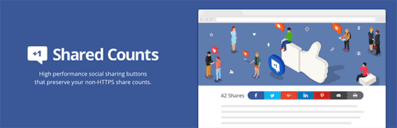 Shared Counts best WordPress social media plugin