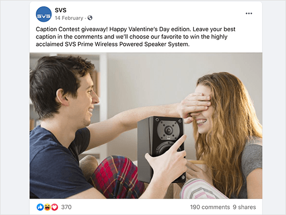 Valentine's Day caption contest example