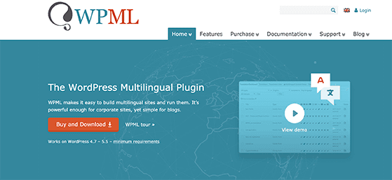 WPML is the best WordPress translation plugin