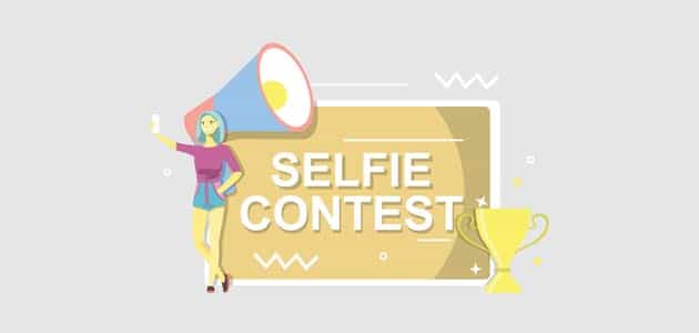 how to run a selfie contest