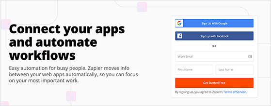 Zapier is a fantastic automation tool