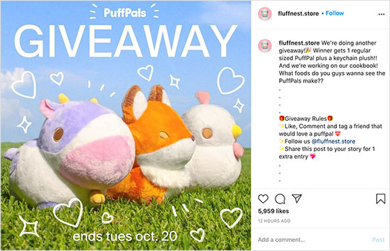 Giveaway Instagram Post Graphic by Orchid Bloom Creative · Creative Fabrica