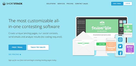 shortstack free social media contest tools