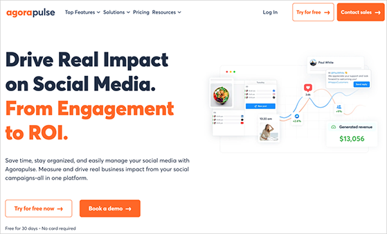 AgoraPulse social media contest tools