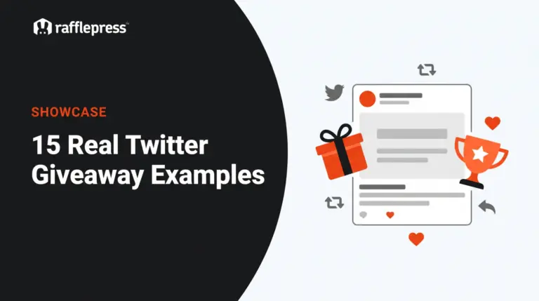 15 real Twitter giveaway examples, RafflePress showcase banner