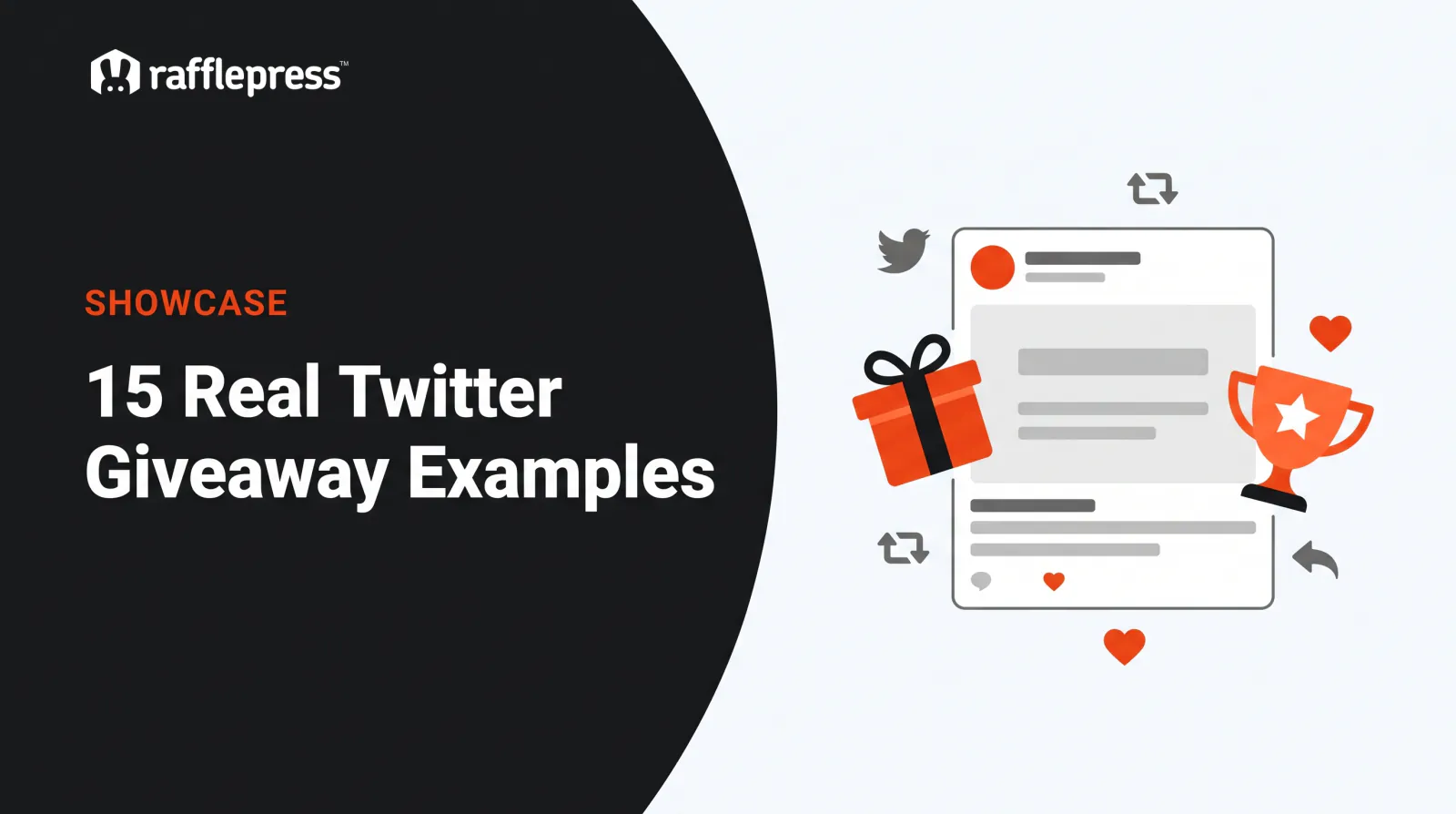 15 real Twitter giveaway examples, RafflePress showcase banner