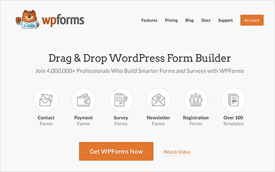 WPForms WordPress form builder