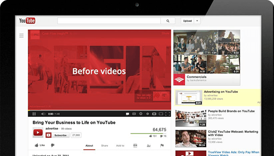 YouTube video sharing platform