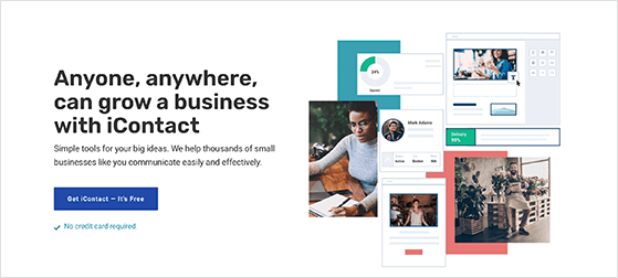 iContact free email marketing service