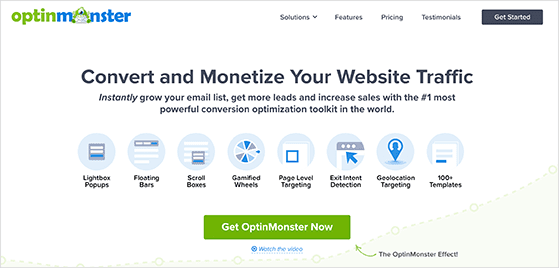 OptinMonster best eCommerce marketing tools