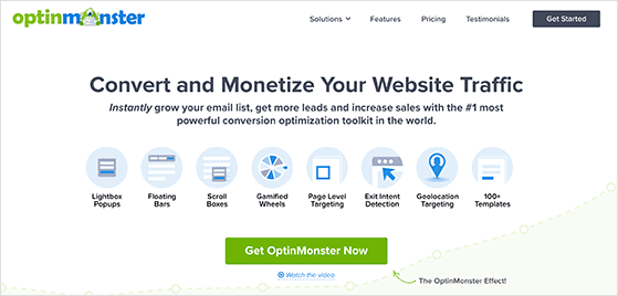 OptinMonster best customer acquistion tools for conversions