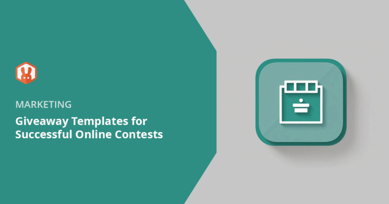 Giveaway Templates for Successful Online Contests