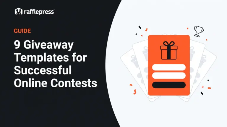 9 Giveaway Templates for Successful Online Contests