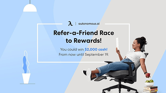 Autonomous refer a friend contest