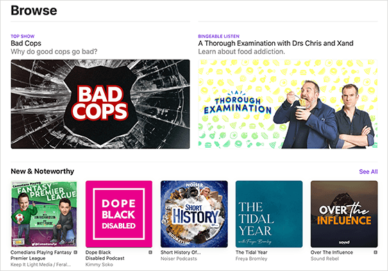 Apple Podcasts aggregator