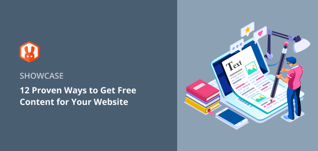 12 Proven Ways to Get Free Content for Your Website
