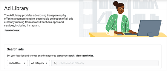 Facebook ads library