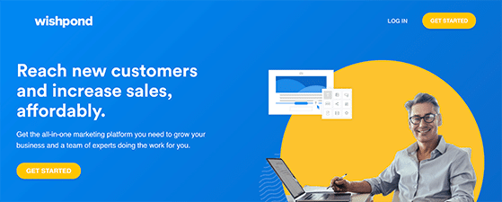 Wishpond marketing platform homepage