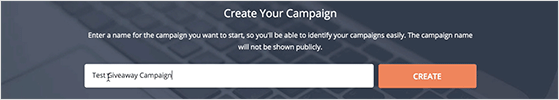 Create an upviral campaign