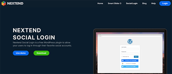 nextend social login plugin WordPress