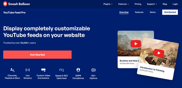 smash balloon youtube feed pro plugin