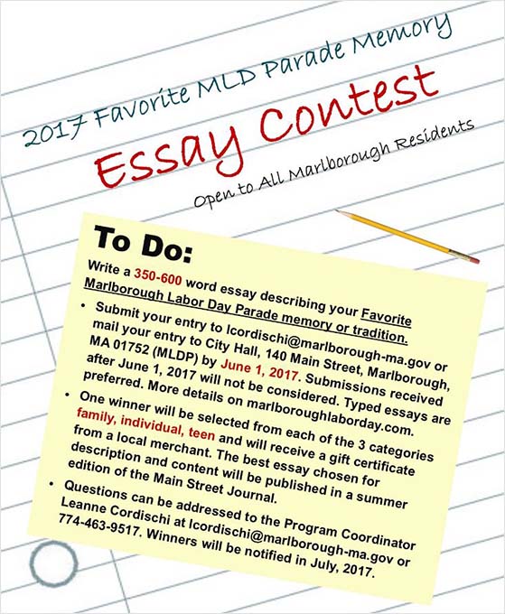 labor day essay contest