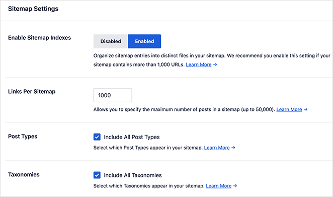 all in one seo sitemaps