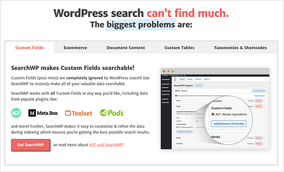 SearchWP best WordPress search plugin