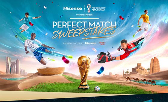Hisense FIFA World Cup giveaway marketing campaign