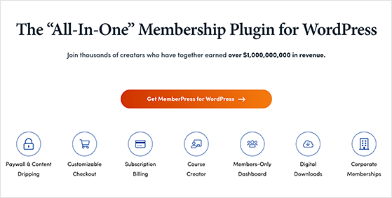 MemberPress Homepage