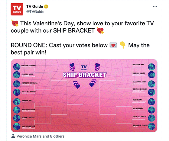 Valentine's Day giveaway poll