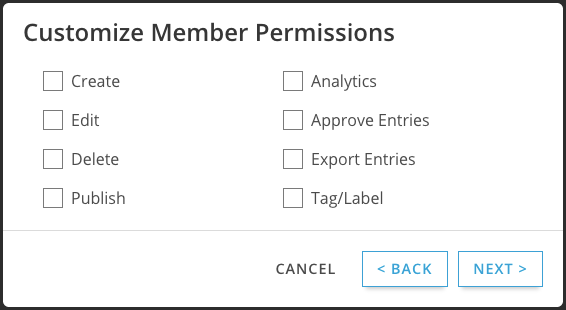 ShortStack team member collaboration permissions